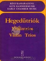 violintrio 1976 PDF电子版封面 Hegedutriok