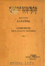 Fuvolaverseny D-dur 1957 PDF电子版封面 Michael Haydn
