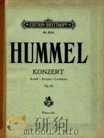 Konzert A moll* A minor* La mineur Op.85 Piano solo（1985 PDF版）