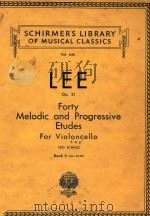 大提琴练习曲 1902 PDF电子版封面 SEBASTIAN LEE