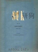 IDYLKY IDYLLES 1951 PDF电子版封面 SUK