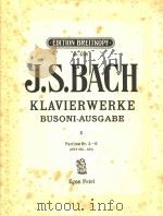 KLAVIER WERKE PDF电子版封面 J.S.BACH