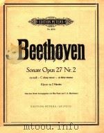 BEETHOVEN     PDF电子版封面    SONATE 