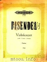 KONZERT PDF电子版封面 J.G.PISENDEL