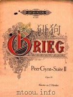Peer Gynt=Suite Ⅱ Klavier zu 2 Handen（ PDF版）