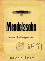 大提琴作品集(附分谱)(外文) PDF电子版封面 门德尔松