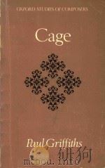 GAGE 1981 PDF电子版封面 0193154501 PAUL GRIFFITHS