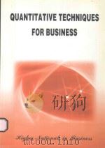 Quantitative Techniques For Business（ PDF版）