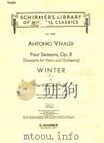 FOUR SEASONS OP.8(CONCERTO FOR VIOLIN AND ORCHESTRA)（ PDF版）