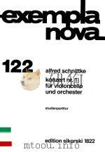 Konzert nr. 1 Für violoncello und orchester（1991 PDF版）