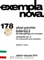 Konzert nr. 2 Für violoncello und orchester 1991 PDF电子版封面