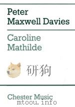 Caroline Mathilde ballet in two acts 1993 PDF电子版封面 0711935920