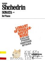 Sonata (1962) For piano 1976 PDF电子版封面