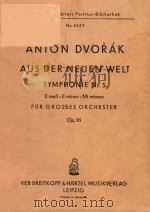 AUS DER NEUEN WELT SYMPHONIE NR.5 E MOLL-EMINOR ORCHESTER OP.95（ PDF版）