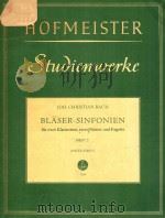 BLASER SINFONIEN FUR ZWEI KLARINETTEN ZWEI HORNER UND FAGOTTE HEFT2 NR.4-6（ PDF版）