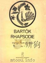 RHAPSODIE POUR LE PIANO ET L'ORCHESTRE EDITIO POUR DEUX PIANOS L'AUTEUR（ PDF版）