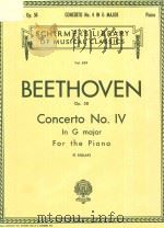 CONCERTO NO.4 IN BB MAIOR FOR THE PIANO（ PDF版）