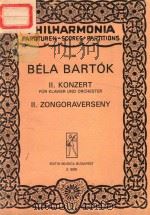 2 KONZERT FUR KLAVIER UND ORCHESTER 2 ZONGRAVERSNY     PDF电子版封面    BELA BARTOK 