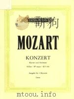 KONZERT FUR KIAVIER UND ORCHESTER B-DUR NR.18/KV456 PDF电子版封面 WOLFGANG AMADEUS MOZART
