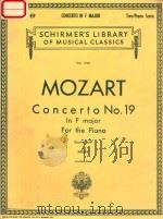 CONCERTOS FOR THE PIANO（1945 PDF版）