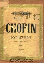 KONZERT E MOLL-E MINOR-MI MINEUR OPUS 11（ PDF版）