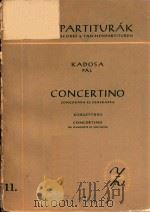 CONCERTINO ZONGORARA ES ZENEKARRA（1955 PDF版）