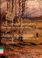 PIANO CONERTO IN F-SHARP MINOR OP.20（ PDF版）