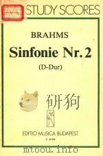 SINFONIE NR.2 D-DUR OP.73 PDF电子版封面 JOHANNES BRAHMS