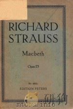 MACBETH TONDICHTUNG NACH SHAKESPEARES DRAMA FUR GROSSES ORCHESTER OPUS 23（ PDF版）