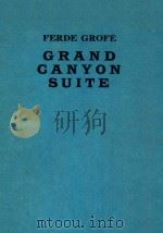 GRAND CANYON SUITE ROBBINS MINIATURE ORCHESTRA SCORE（1931 PDF版）