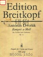 KONZERT A-MOLL FUR VIOLINE UND ORCHESTER OP.53（ PDF版）