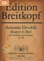 KONZERT B-MOLL FUR VIOLONCELLO UND ORCHESTER OP.104（ PDF版）