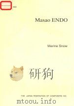 MARINE SNOW 1995 PDF电子版封面 MASAO ENDO