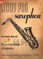 ETUDY PRO SAXOPHON FRANK ZITEK OP.3 PDF电子版封面