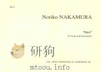 “NAVI”FOR FLUTE AND PERCUSSION 1995 PDF电子版封面