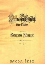 30 VIRTUOSEN-ETUDEN FUR FIOTE（ PDF版）