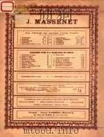 MELODIE-ELEGIE JOUEE DANS LES ERINNYES PDF电子版封面 J.MASSENET