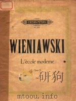 LECOLE MODERNE STUDES-CAPRICES PDF电子版封面