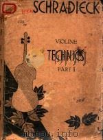 THE SCHOOL OF VIOLIN-TECHNIC PART II（ PDF版）