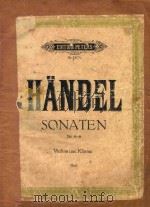 HANDEL SONATEN NR.4-6 VIOLINE UND KLAVIER（ PDF版）