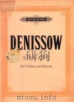 SONATE FUR VIOLINE UND KLAVIER（1963 PDF版）