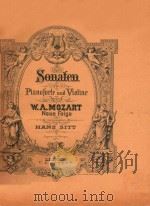 SONATEN PIANOFORTE UND VIOLINE（ PDF版）