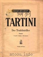 DER TEUFELSTRILLER SONATE G MOLL-G MINOR-SOL MINEUR（ PDF版）
