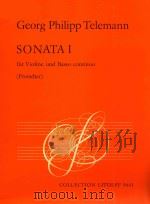 SONATAI D-DUR FUR VIOLINE UND BASSO CONTINUO PDF电子版封面 G.PH.TELEMANN