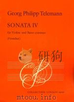SONATA Ⅳ C-DUR FUR VIOLINE UND BASSO CONTINUO（ PDF版）