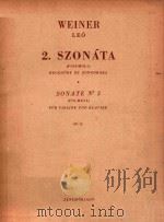 SSONATE NO-2 FLS-MOLL FUR VIOLINE UND KLAVIER OP.11（1995 PDF版）