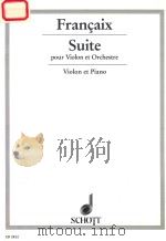 SUITE POUR VIOLON ET ORCHESTRE（1935 PDF版）