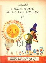 VIOLINMUSIK MUSIC FOR VIOLIN Ⅱ（ PDF版）