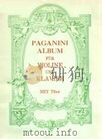 PAGANINI ALBUM FUR VIOLINE KLAVIER（ PDF版）