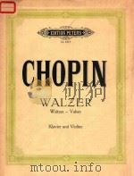 WALZER FOR KLAVIER UND VIOLINE（ PDF版）